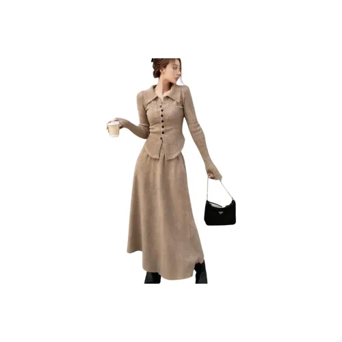 TENNE GIRL Длинное платье с длинными рукавами женское