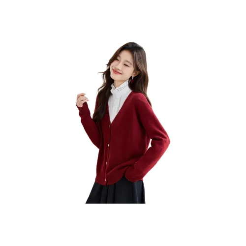 H YXIANG Красный Женский Трикотаж