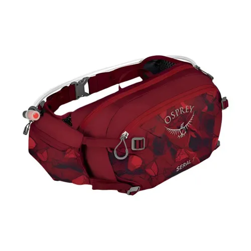 OSPREY 7L Альпинистский рюкзак Бананка На открытом воздухе Сумка Велоспорт Бордовый Унисекс