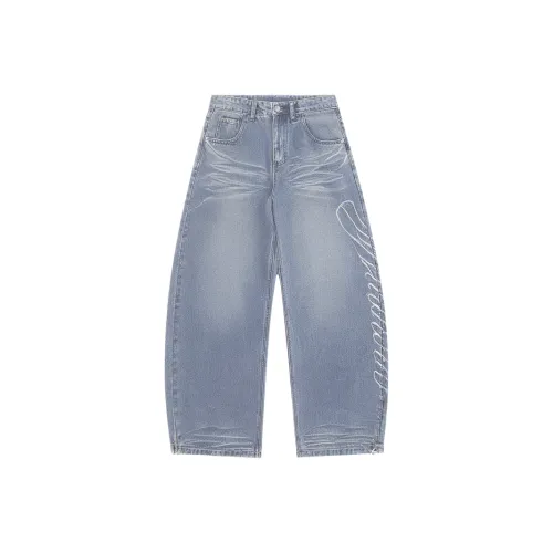 PEA Синий Унисекс Джинсы