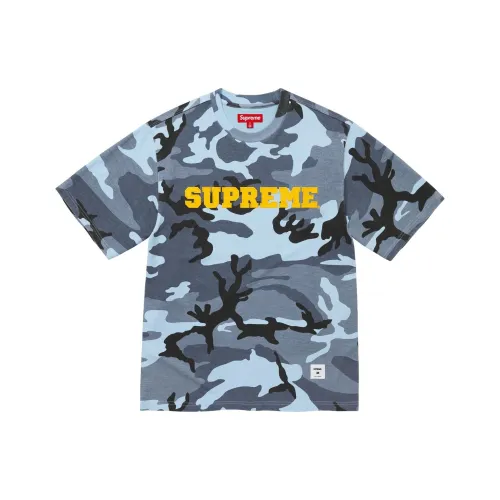 Supreme FW25 WEEK9 Collegiate Аппликация S S Топ T Рубашка Унисекс