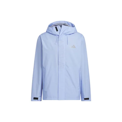 Adidas Повседневные Синие Унисекс Куртки