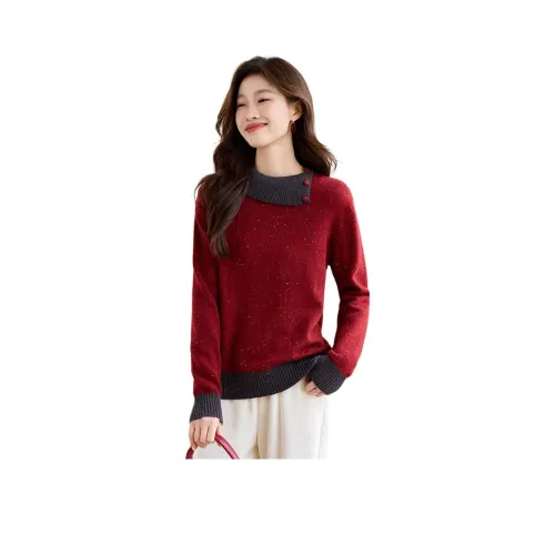 H YXIANG Красный Женский Трикотаж