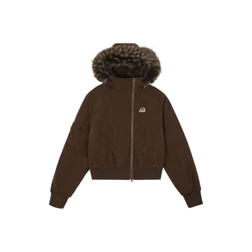 NICEBAD Хлопковый пуховик укороченный облегающий женский