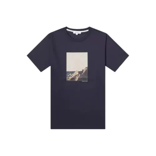 NORSE PROJECTS Мужские T-рубашки морского синего цвета