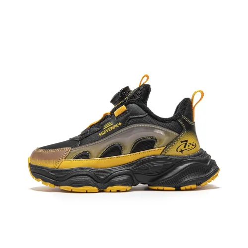 7 PE Высота Увеличение Противоскользящий Устойчивый к Износу Детская Хлопковая Обувь Черный Золото 2025 Подростки