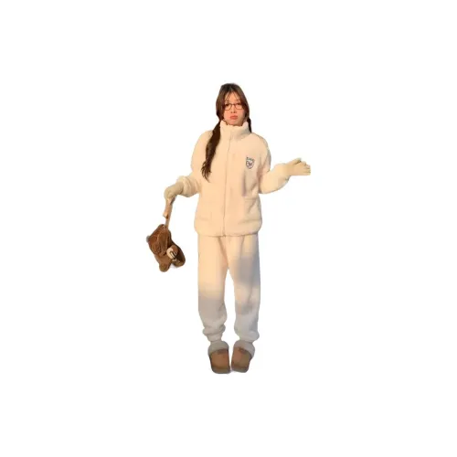 Dippanis Экрю Женские Пижамные Комплекты