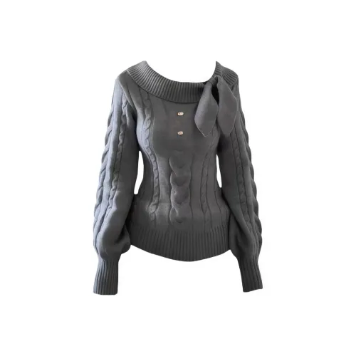 VKXOW Серый Женский Трикотаж