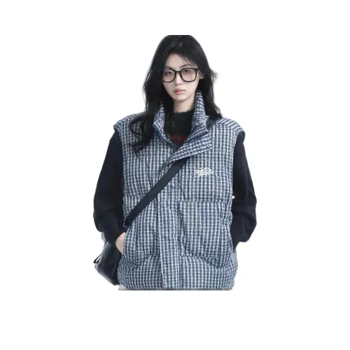 FLIM Сине-белая клетка Женские пуховики