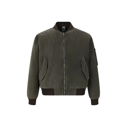 HIPHOPPUNKS Темно-коричневые мужские куртки