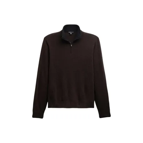 JAMES PERSE Полузастежка Кашемир Воротник-труба Кашемир Свитер Мужской