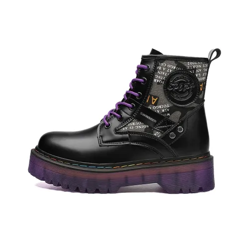 Swinsger Outdoor Martin Boots Wide Fit Crew Socks Height Increasing LEATHER BOOTS Unisex Swinsger Outdoor Martin Boots Широкий крой Носки экипаж визуально увеличивает рост Кожаные ботинки Унисекс