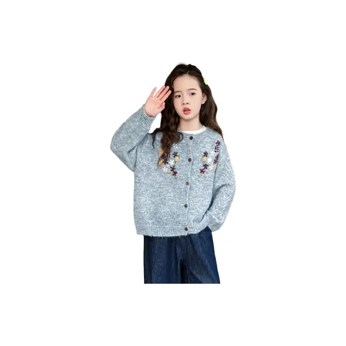 Qiao Ni Tong Серые Свитера для Подростков