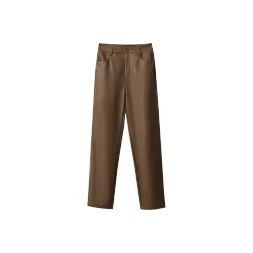 AMII Женские кожаные брюки