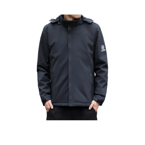 TIFAN Водонепроницаемый Ветрозащитный Дышащий Термический Устойчивый к холоду Водоотталкивающий Дождезащитный Ветровка Мужской