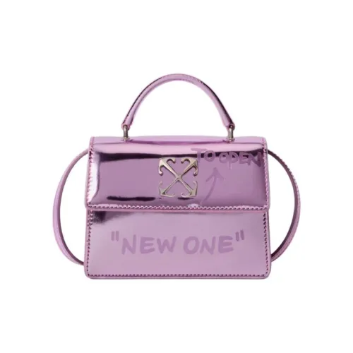 Off Белый Полиуретан Сумка Обычный Женский Фуксия