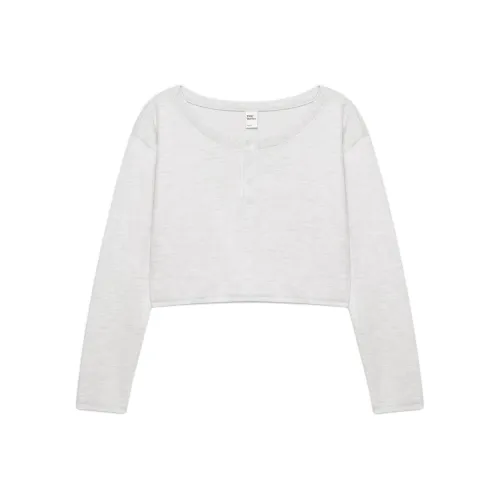 Aritzia Heather Cloud White Heather Cloud White Женские T-рубашки