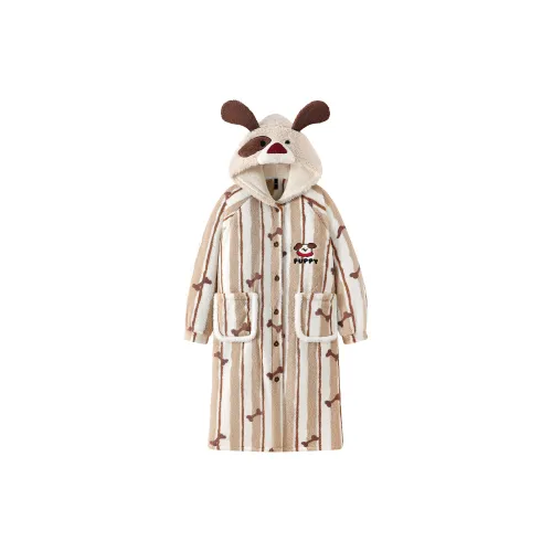 Gongdie Кофе Мужской Мужской Банные халаты