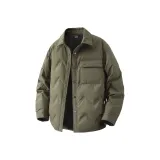 [90% Белый утиный пух] Хаки зеленый (MO45 Марка Этикетка на левом нижнем кармане B Этикетка)