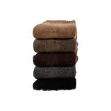 Черный-Средне-серый-Кофейный-Светлый кофейный-Верблюжий цвет [10% Утолщенная шерсть]