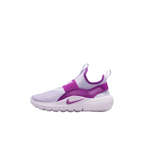 Nike Flex Runner 4 Low Топ Детские беговые кроссовки Светло-фиолетовый Children Возраст 3-7 лет