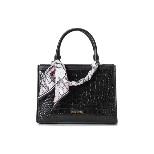 PIERRE CARDIN Сумка из крупнозернистой текстуры коровьей кожи одно плечо стандартная женская черный бежевый бордовый