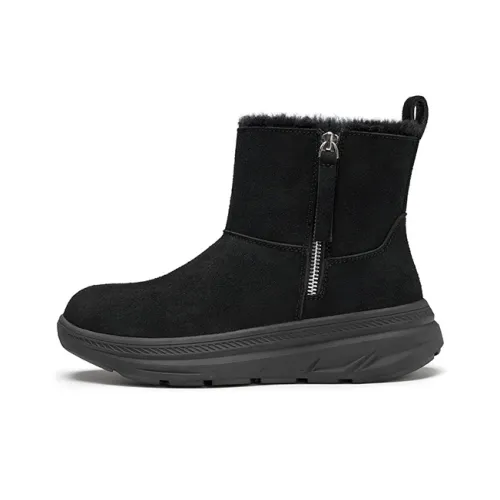 ZULIZ Осенние и зимние Senior с флисовой подкладкой термические ботинки MID топ ботильоны женские