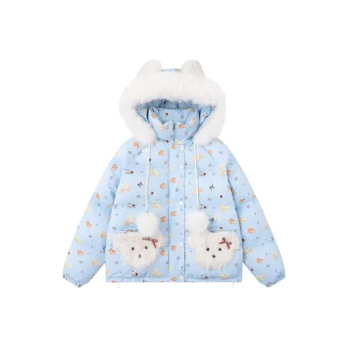 GOSO Синий Женские пуховики