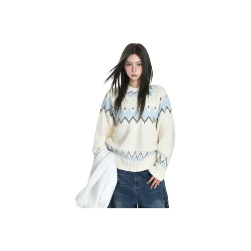 TENNE GIRL Синий и Белый Женский Трикотаж