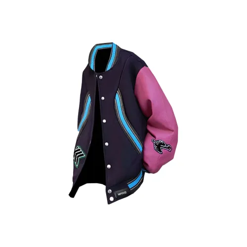 W9H2 Розовый Унисекс Бейсбольные Джерси