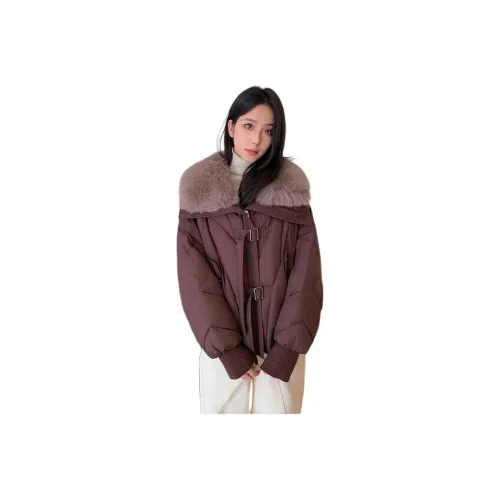 Flowers in water Пуховая куртка Женская