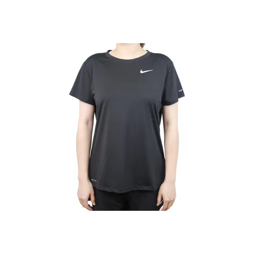 Nike Dri Fit Рукав с оборванным плечом T-рубашка Женская