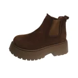 Флисовая подкладка, коричневый