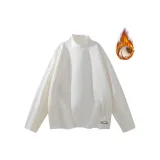 Белый (с флисовой подкладкой и утолщением)