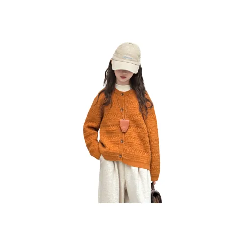 Qiao Ni Tong Тыква Школьный возраст Свитера