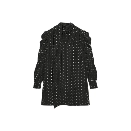 ZARA ZW Series Длинное платье с длинными рукавами женское