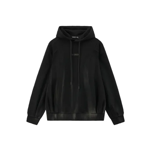 CAISEDI Черный Мужской Свитшот