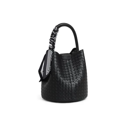 EBLAN Сумка из коровьей кожи стандартная женская черная