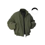 Армейский зеленый [утолщенный хлопковый пуховик]