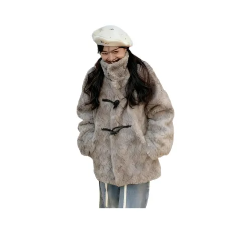 LANGQING Бархат Feel Пальто Женское