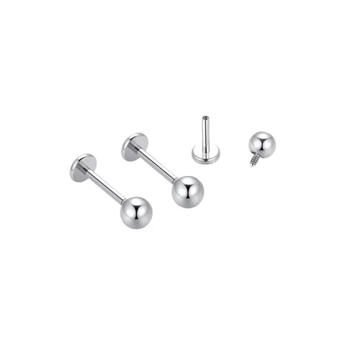 Серьги-гвоздики LELC из титанового сплава унисекс