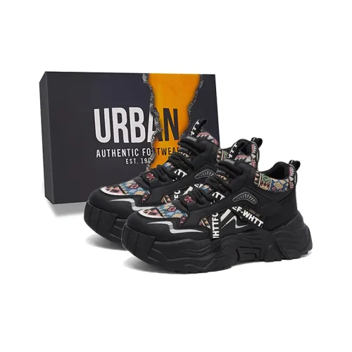 URBAN AUTHENTIC Износостойкие визуально увеличивающие рост низкие топовые кроссовки с толстой подошвой для мужчин