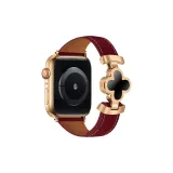 Бордовый Светло-золото-тон Замковая Черный Цветок