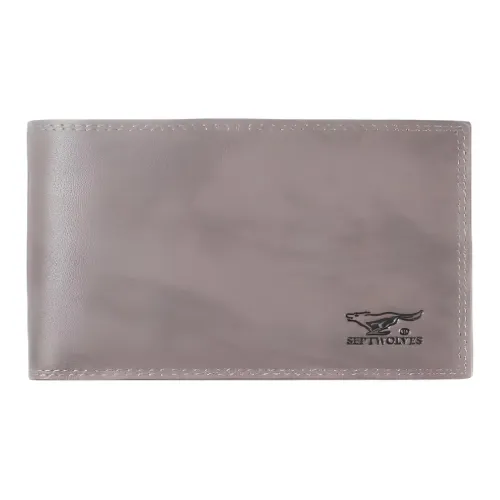 SEPTWOLVES Лицевая коровья кожа Кошелек Мужской Кофе