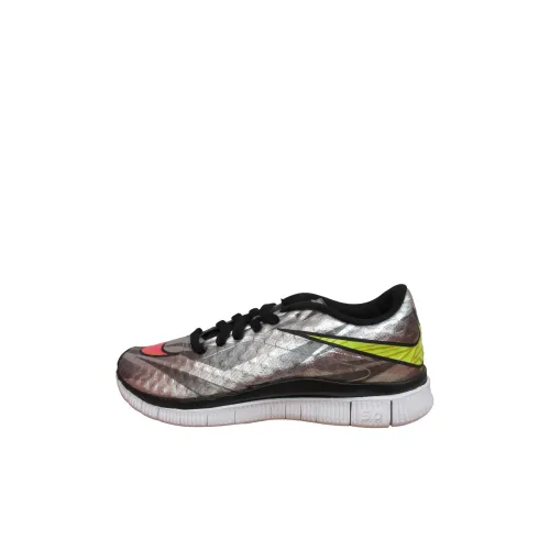 Nike Free Hypervenom Low Топ Детские Беговые Кроссовки Серебряный Унисекс