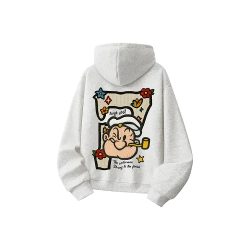 POPEYE С капюшоном Кардиган Свитшот Унисекс