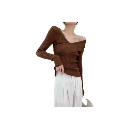 TENNE GIRL Коричневый Женский Трикотаж