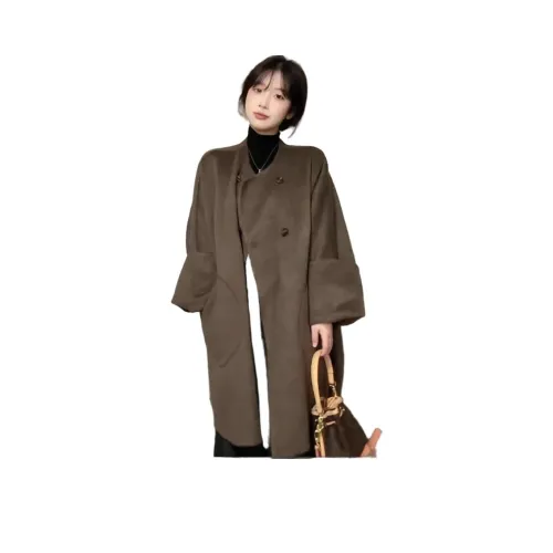 COVER TIME Коричневый Женский Пальто