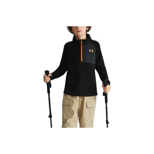 Under Armour Черные Детские T-рубашки