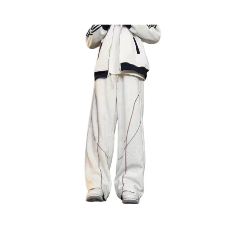 BEAR UNION Белый Фотиния Серый Унисекс Повседневные Штаны